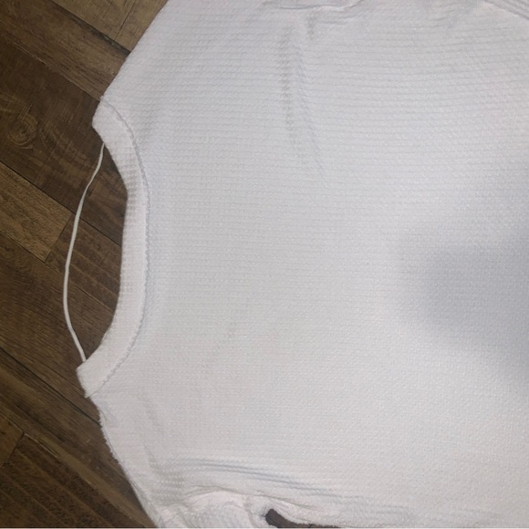 North Shore White Long Sleeve Thermal Top boho free people Nwot fall casual - Picture 7 of 9